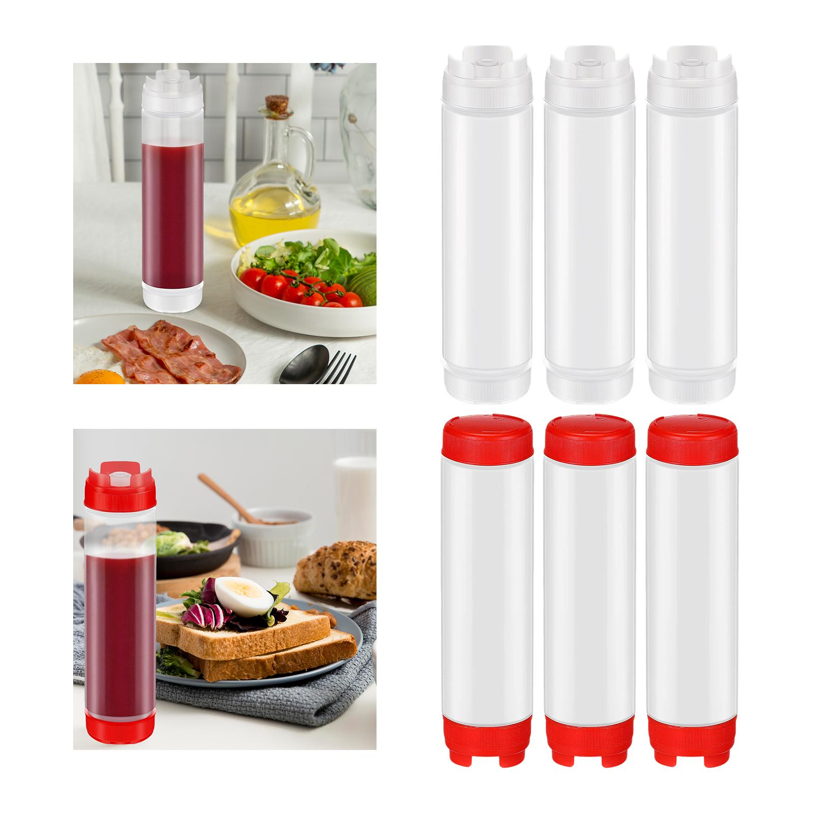 Salad Dressing Bottle - 3 Buah Botol Peras Bumbu Kosong,