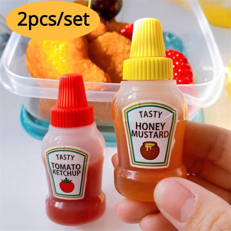 Salad Dressing Bottle - 2 Buah/Set 25ML Botol Saus Tomat