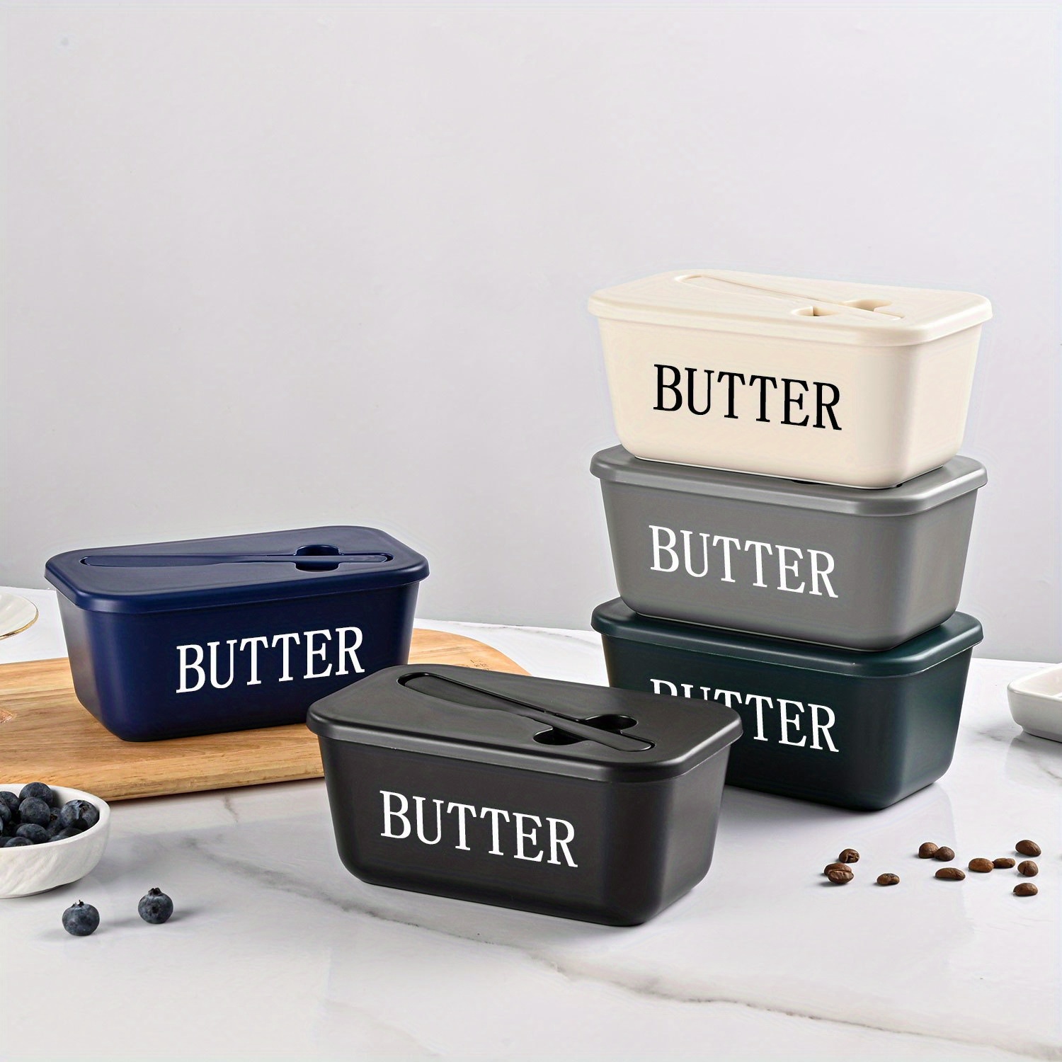 Food Storage In Restaurant - Kotak Penyimpanan Mentega 1 Bagian, Pp
