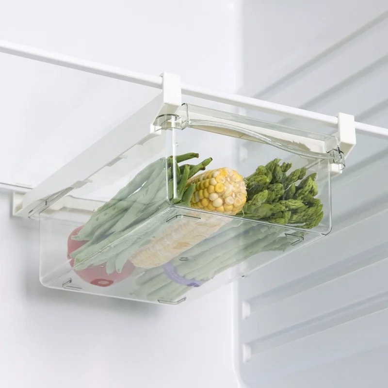 Food Storage Rack - Rak Penyimpanan Buah Transparan Tipe Laci,