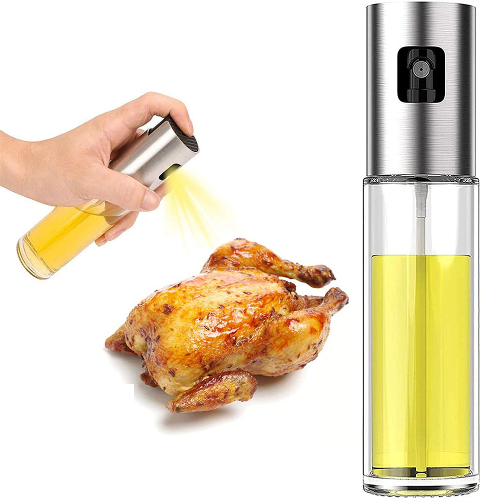 Salad Dressing Bottle - Botol Semprot Minyak Kaca untuk Memasak,