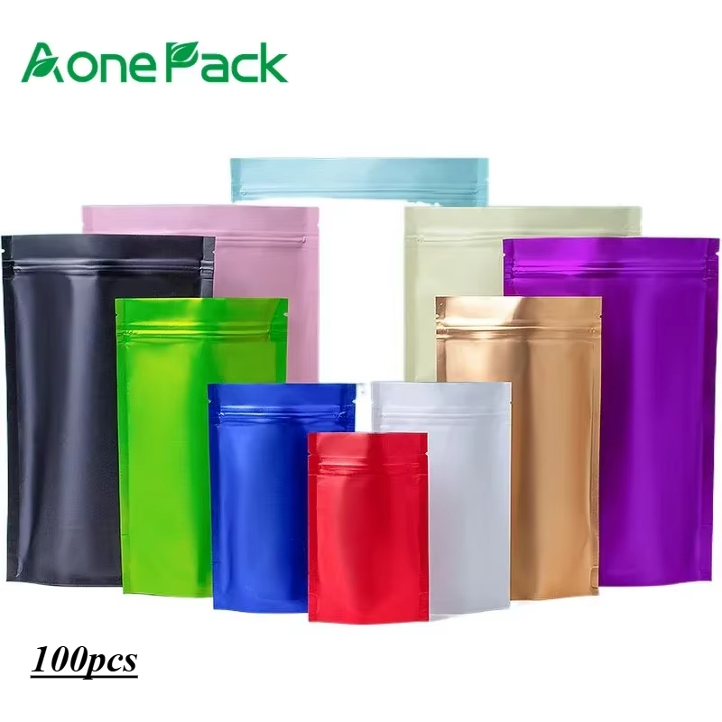 Food Storage Ziploc Bags - 100 Buah Tas Kemasan Biji Jadi