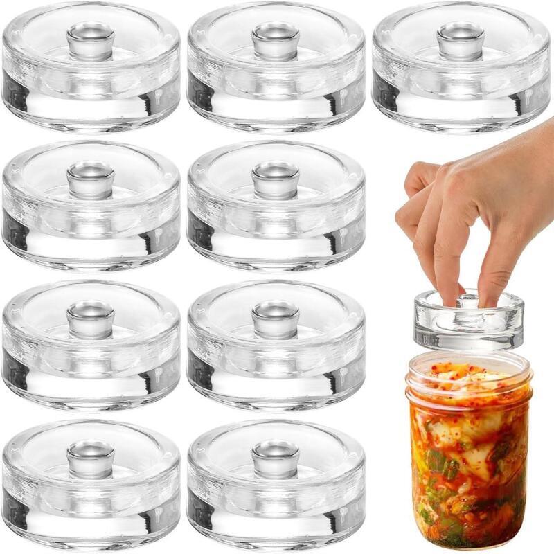 Food Storage Glass Containers - Tutup Stoples Fermentasi Mulut Lebar, Stoples