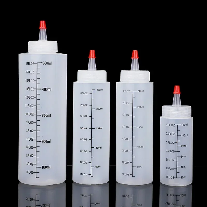 Salad Dressing Bottle - Botol Remas skala berhidung jarum plastik