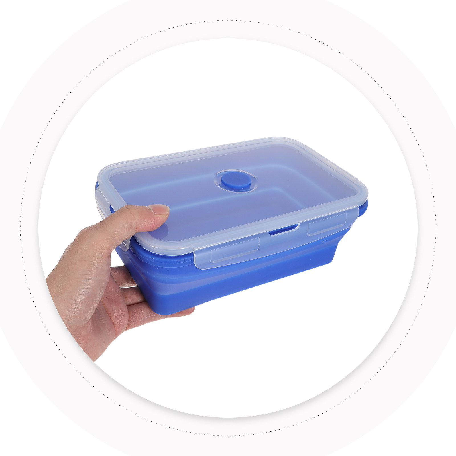 Food Storage Home - 4 Buah Kotak Makan Silikon yang