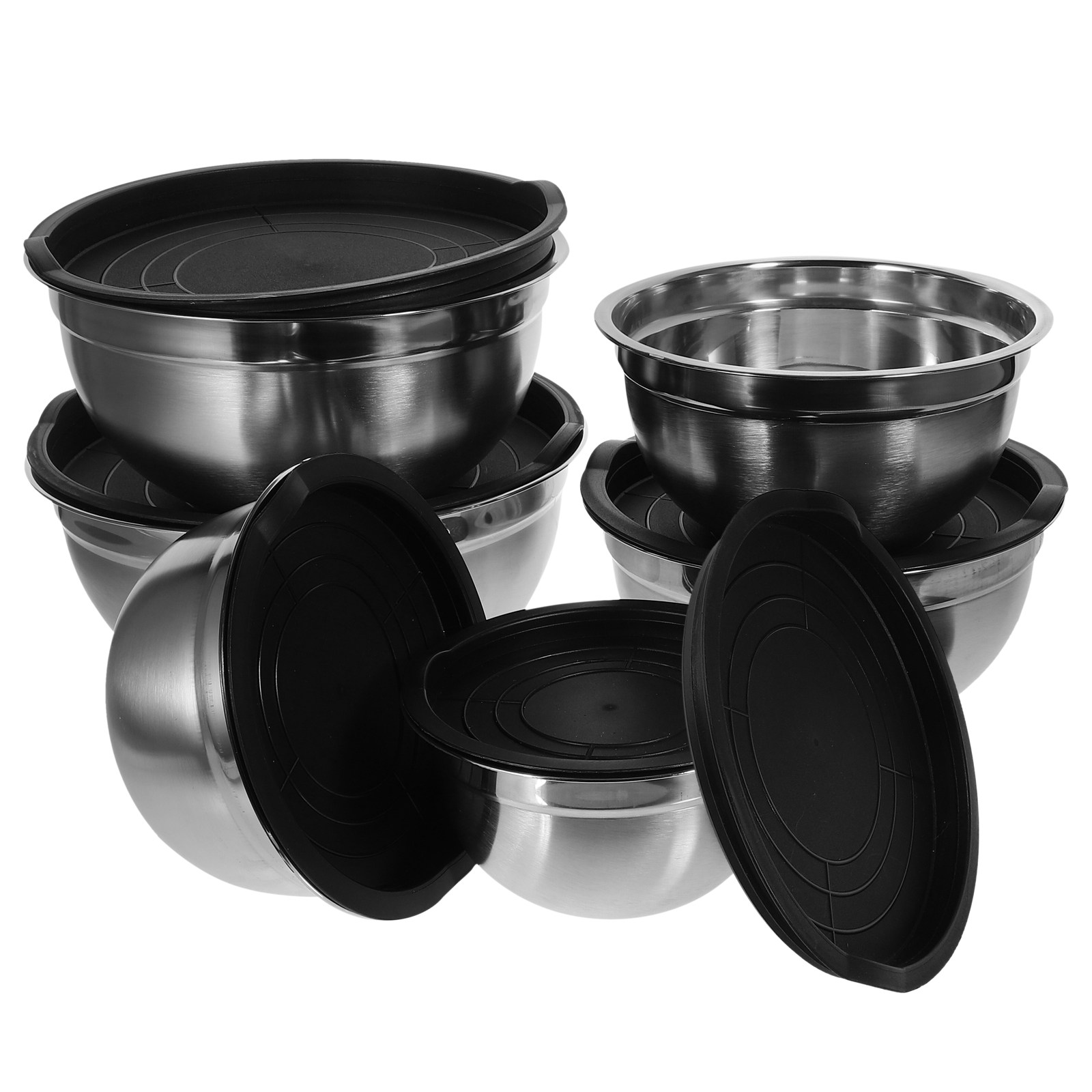 Food Storage Bowls - 1 Set Wadah Makanan Stainless Steel