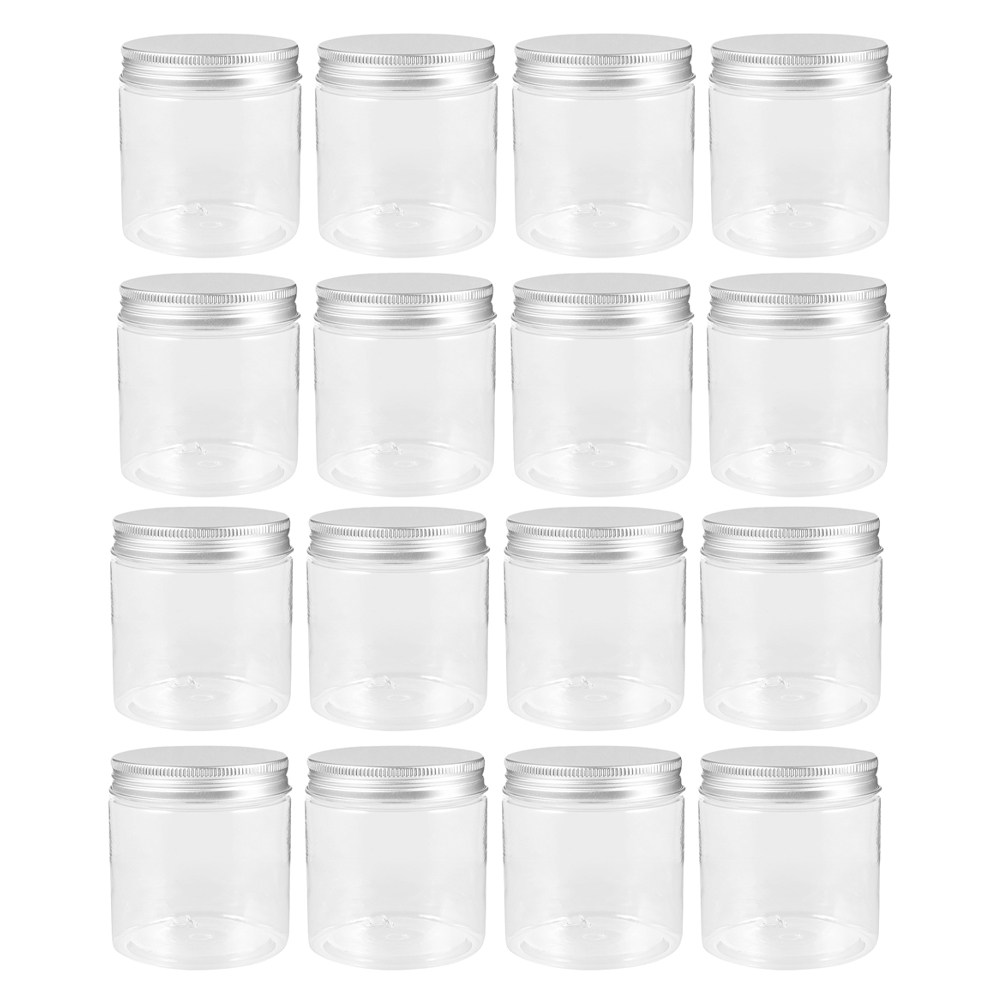 Food Storage Lid - 20 buah wadah kaca bening untuk