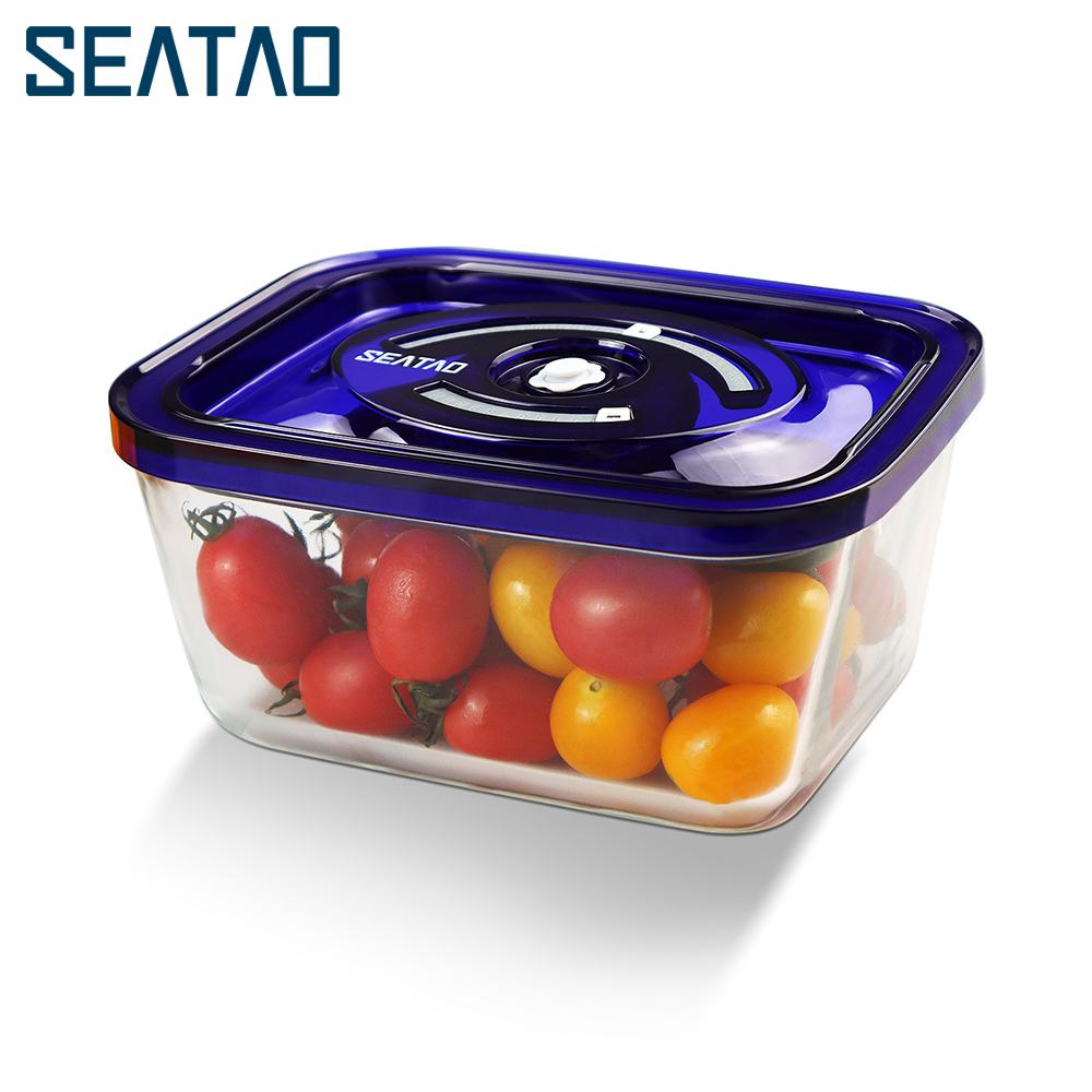 Food Storage Glass Box - SEATAO Kontainer Penyimpanan Makanan Kaca Penyimpan