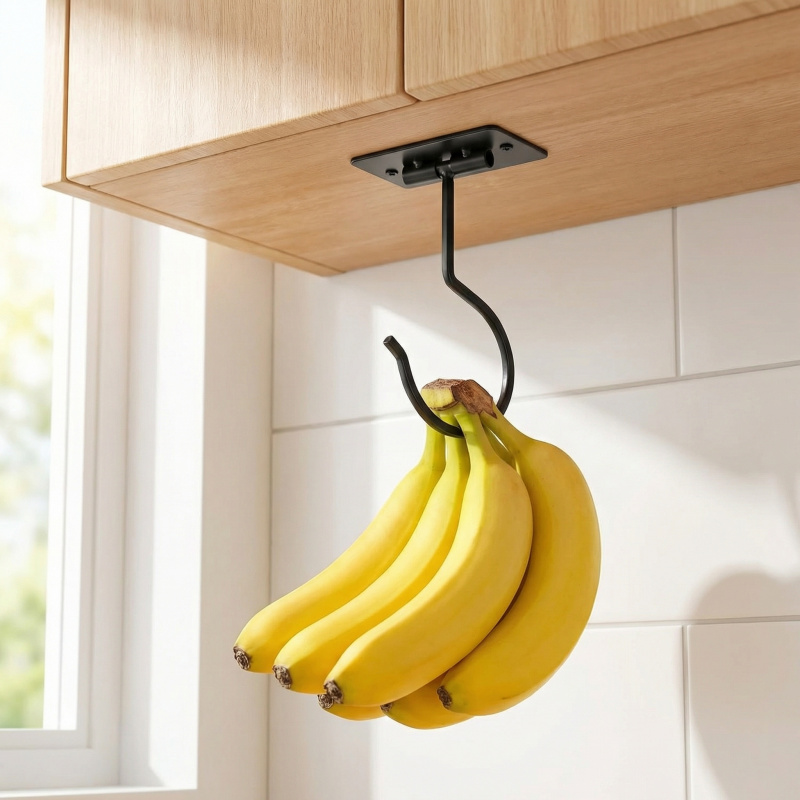 Food Storage Rack - Rak Penyimpanan Lipat Perekat Dinding Model