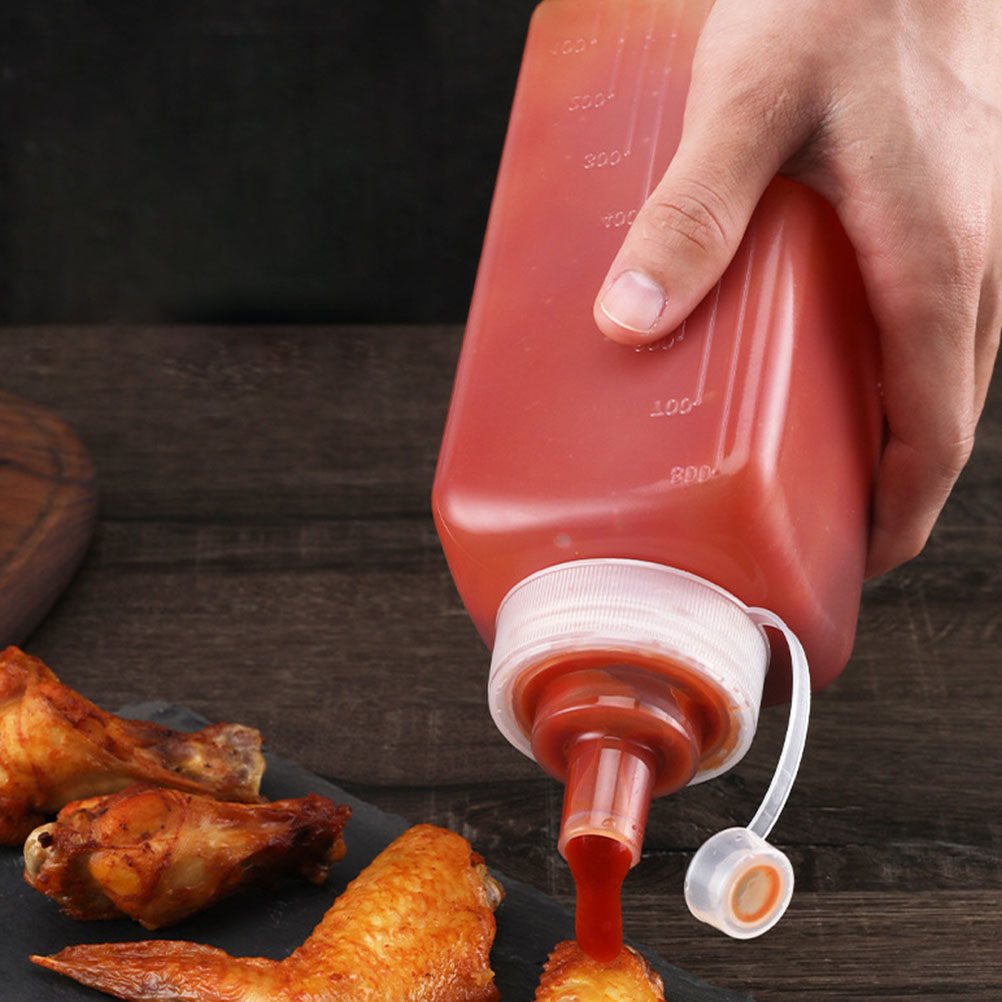2 Buah Botol Squeezing Bentuk  - Salad Dressing Bottle ulasan dan harga