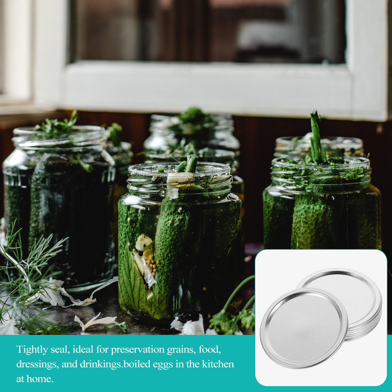 20 Buah Tutup Toples Logam, Ke - Food Storage Lid ulasan dan harga
