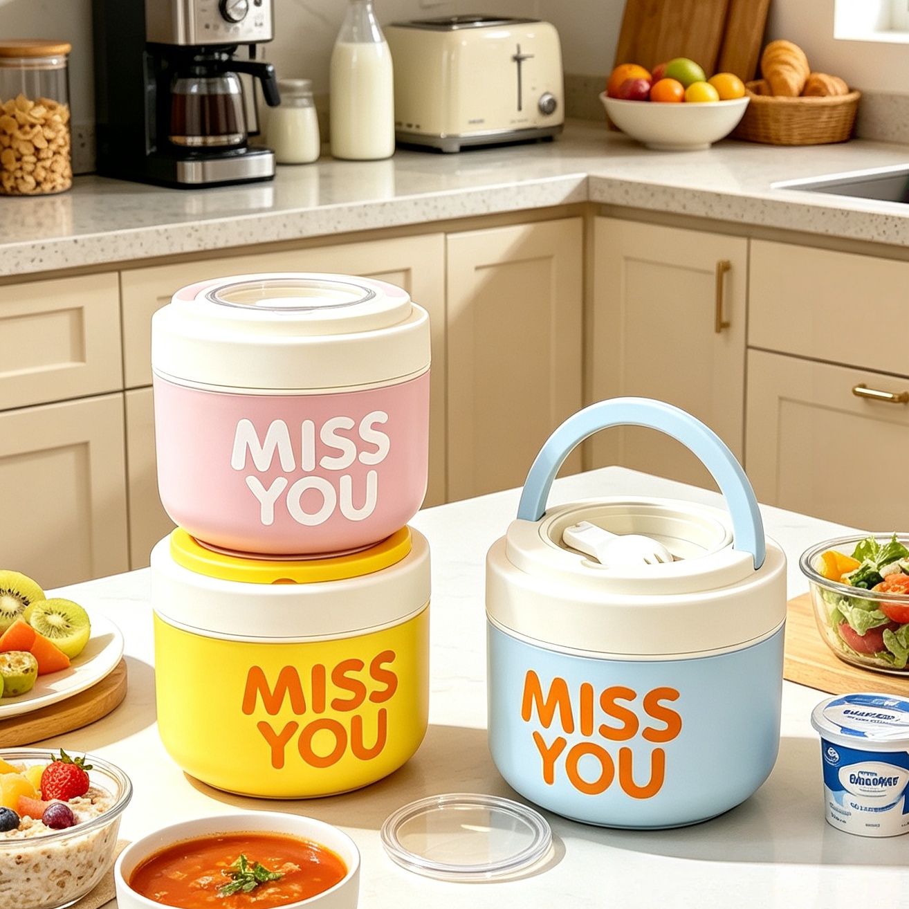 Cangkir Sarapan Berinsulasi da - Food Storage Bowls ulasan dan harga