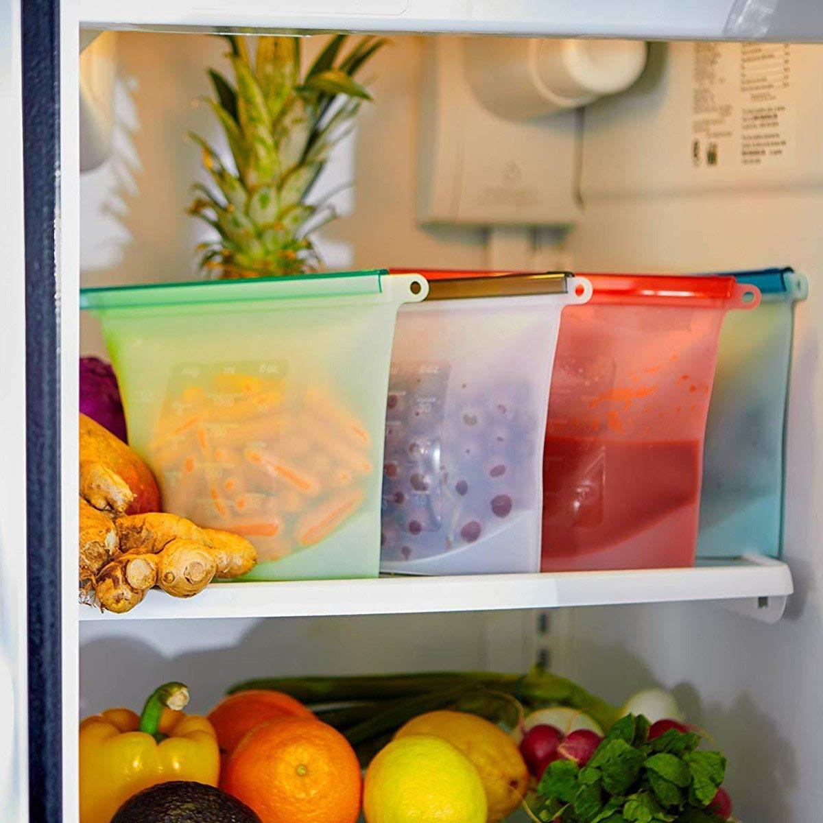 5 Buah Wadah Penyimpanan Makan - Food Storage Reusable Bags ulasan dan harga