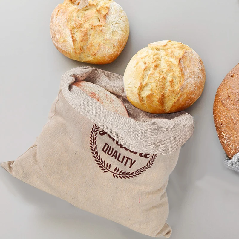 Tas Roti Linen Tas Dapat Digun - Food Storage Reusable Bags ulasan dan harga