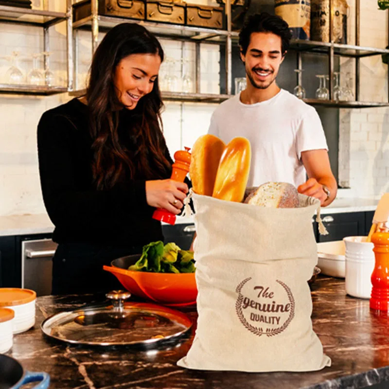 Tas Roti Linen Tas Dapat Digun - Food Storage Reusable Bags ulasan dan harga