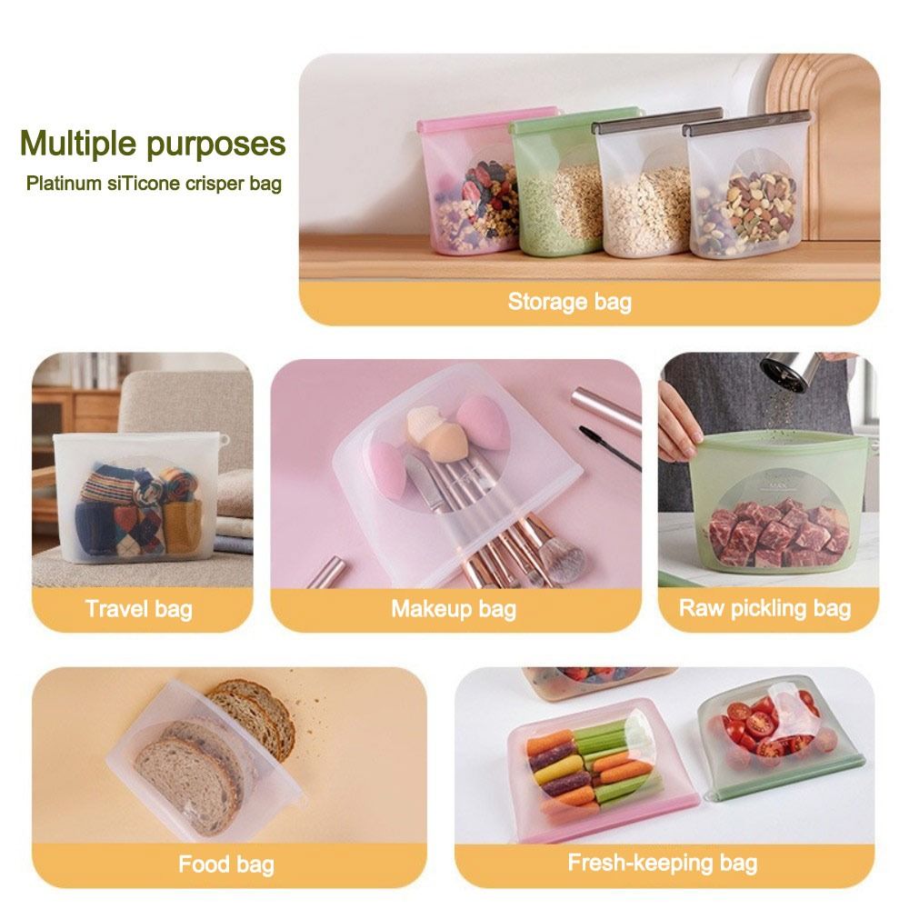 Kantong Penyimpanan Makanan Si - Food Storage Ziploc Bags ulasan dan harga