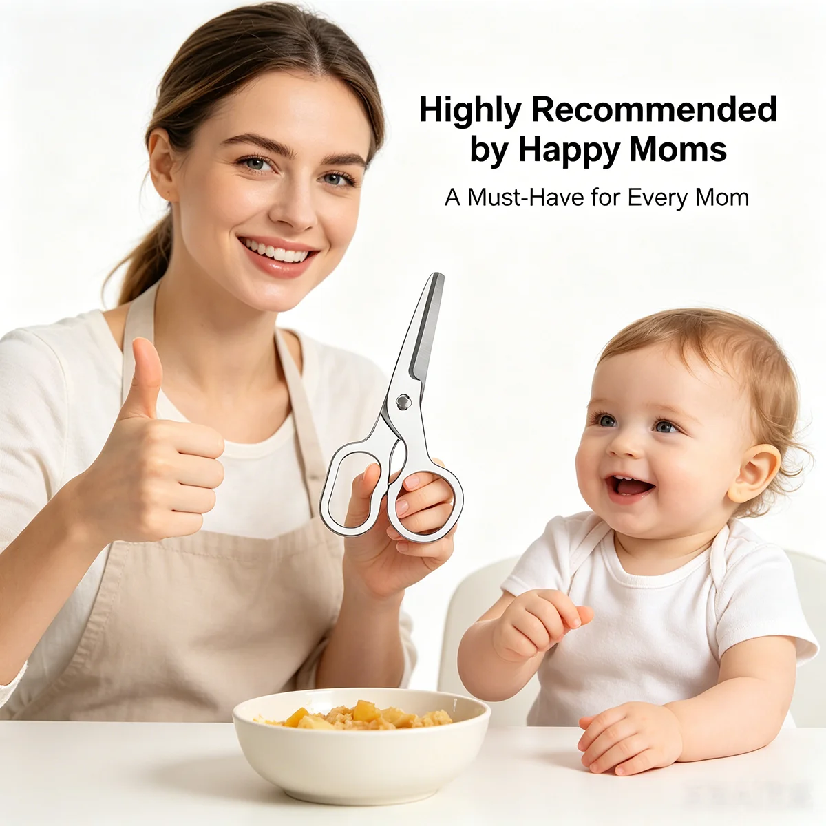 Gunting Makanan Bayi Desain Da - Food Storage And Safety ulasan dan harga