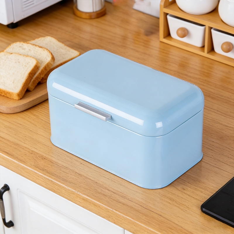 Tempat Roti Logam Dengan Tutup - Best Food Storage ulasan dan harga