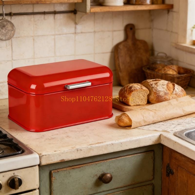 Tempat Roti Logam Dengan Tutup - Best Food Storage ulasan dan harga