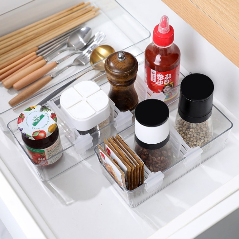 1/4 buah Pembatas Ruang Kulkas - Food Storage With Dividers ulasan dan harga