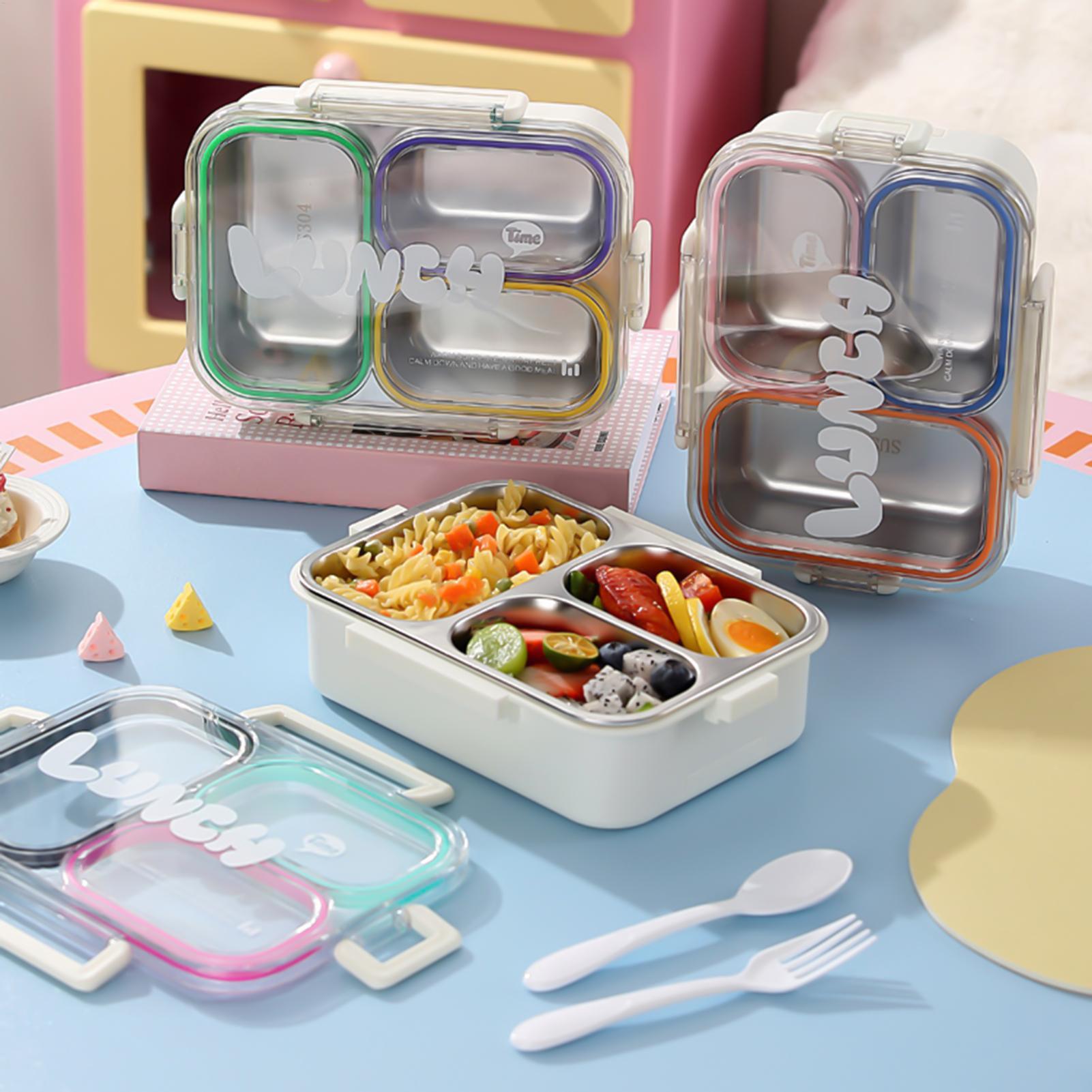 Kotak Makan Siang Stainless St - Food Storage With Dividers ulasan dan harga