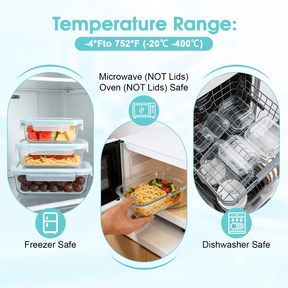 16 Wadah Penyimpanan Makanan K - Food Storage Glass Box ulasan dan harga