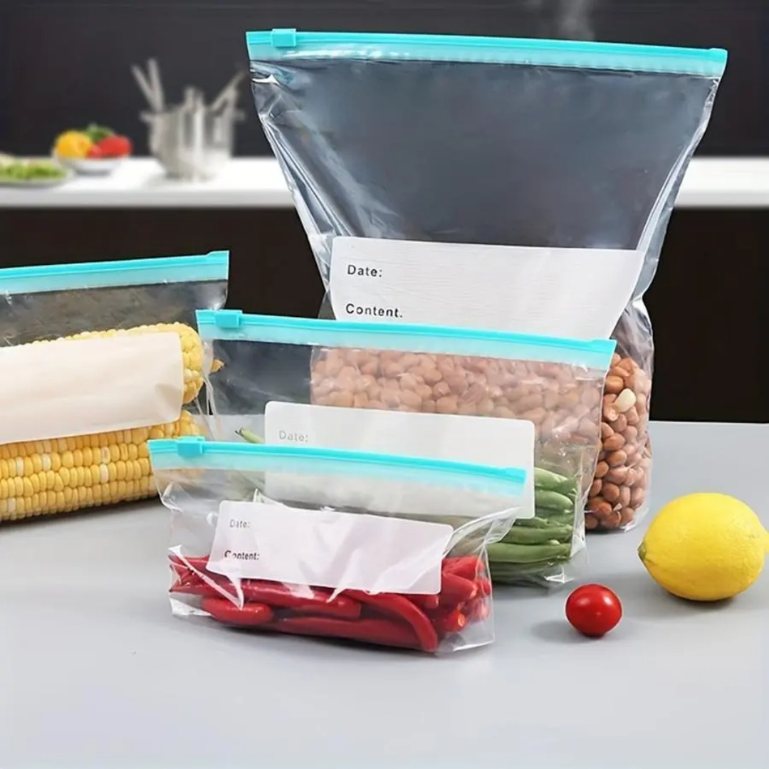 60 Buah Tas Segar Kulkas yang  - Food Storage Reusable Bags ulasan dan harga