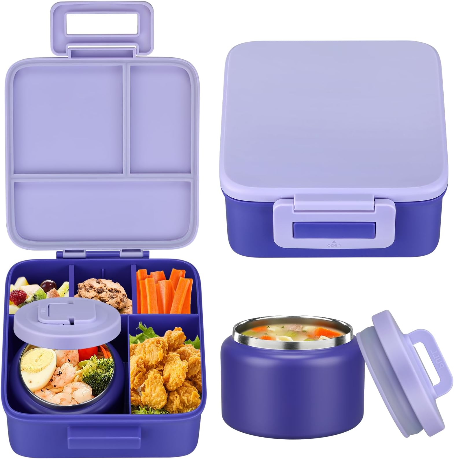 1 Set Kotak Makan Siang Bento  - Food Storage Oven Safe ulasan dan harga