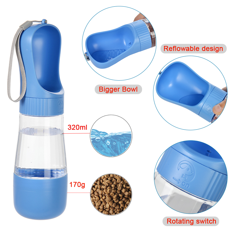Botol Air Anjing Portabel Deng - Food Storage Glass Box ulasan dan harga