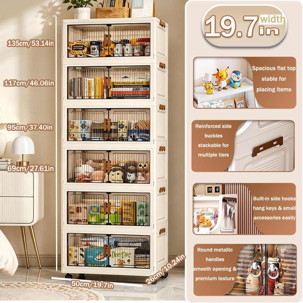 Lemari Penyimpanan Lipat 3/4/5 - Food Storage Utensils ulasan dan harga