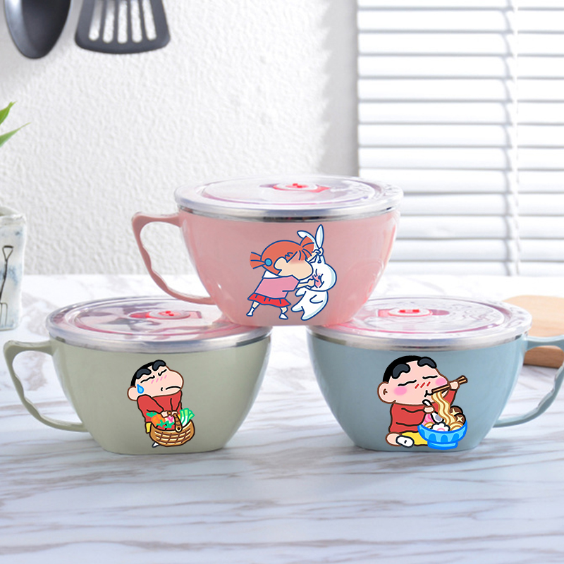 Mangkuk Mie Crayon Shin-chan M - Food Storage Utensils ulasan dan harga