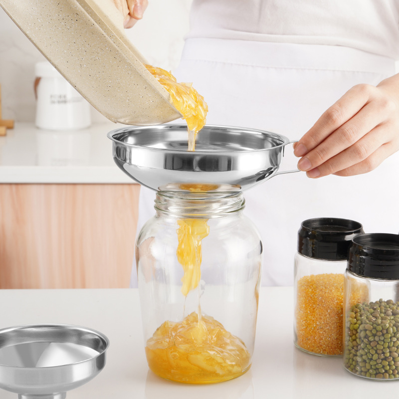 Corong kaleng mulut lebar baja - Salad Dressing Bottle ulasan dan harga