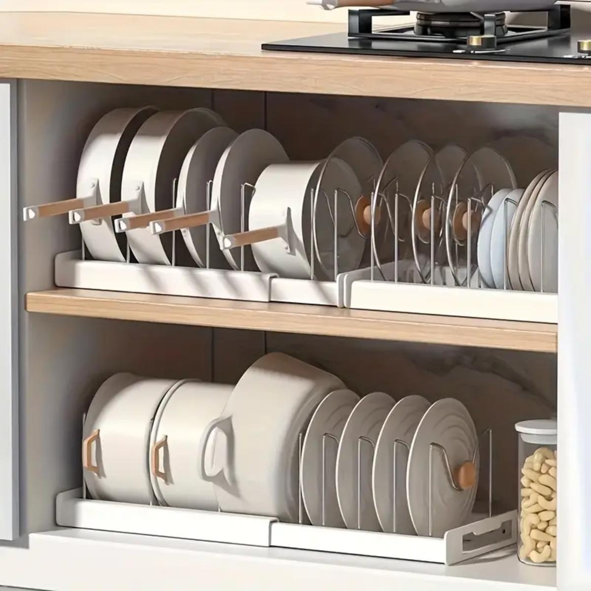 Organizer Panci dan Wajan Dapu - Food Storage With Dividers ulasan dan harga