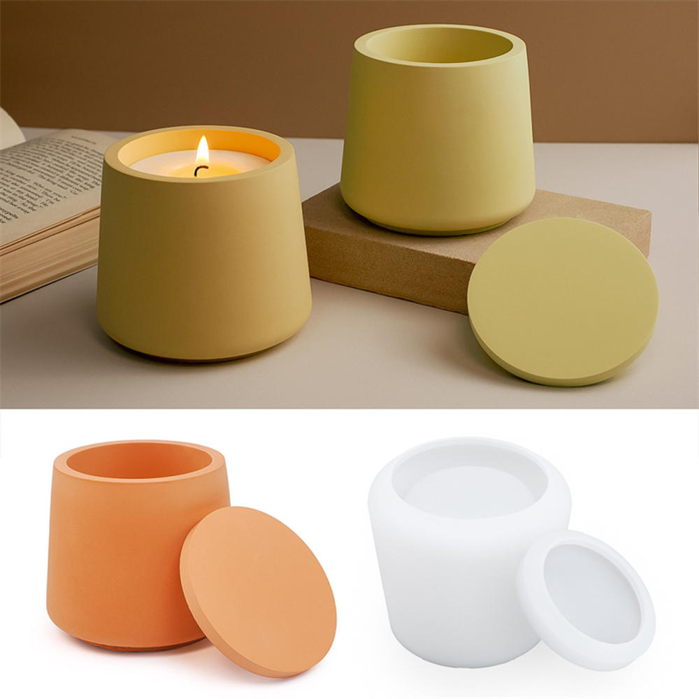 Candle Jar Silicone Mold With  - Food Storage Oven Safe ulasan dan harga