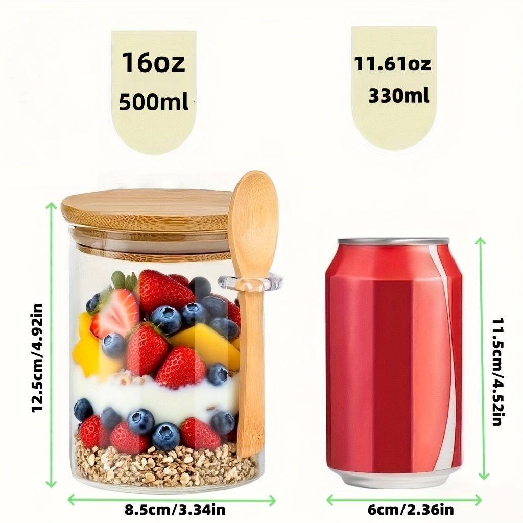 1/2/4/8 buah Set Gelas untuk O - Food Storage Glass Box ulasan dan harga