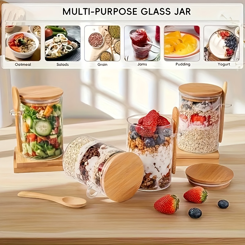 1/2/4/8 buah Set Gelas untuk O - Food Storage Glass Box ulasan dan harga