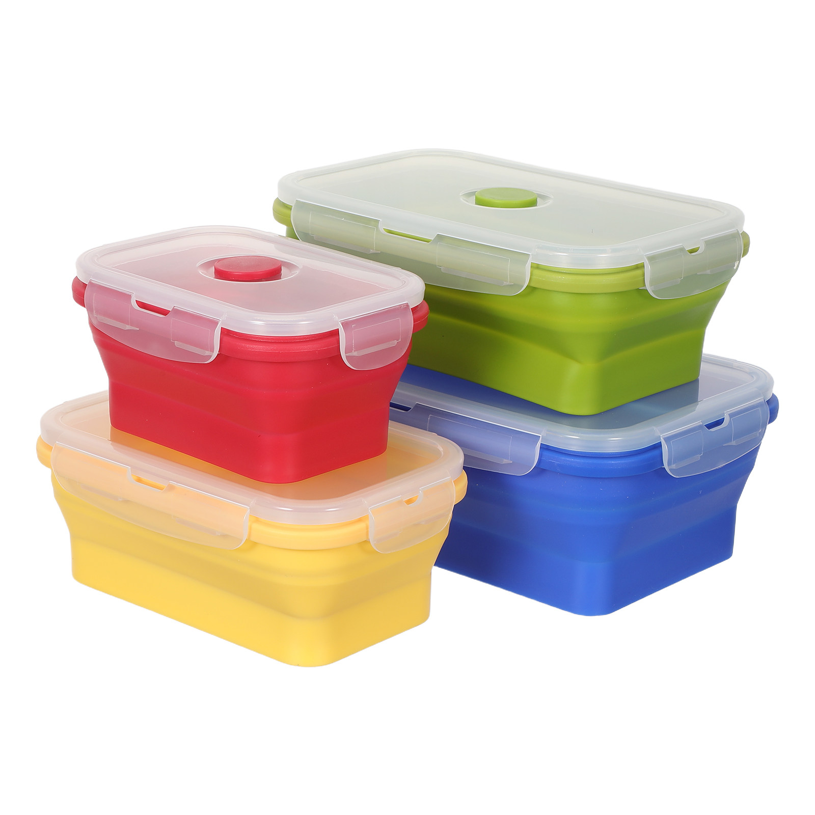 4 Buah Kotak Makan Silikon yan - Food Storage Home ulasan dan harga