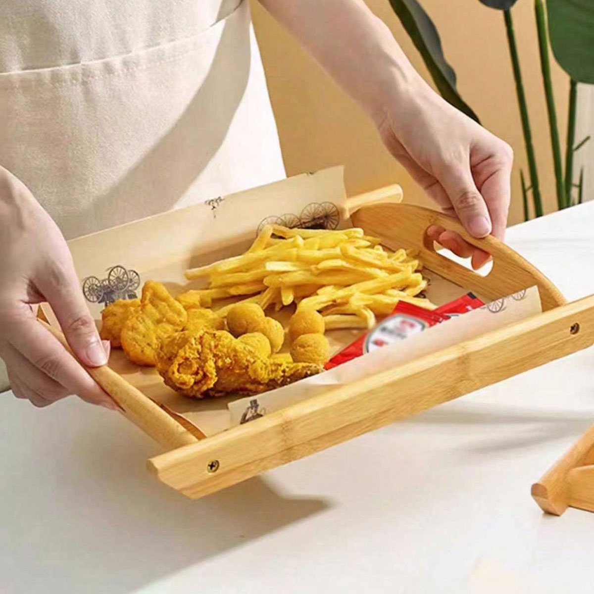 Nampan Kayu Persegi Panjang un - Food Storage In Restaurant ulasan dan harga