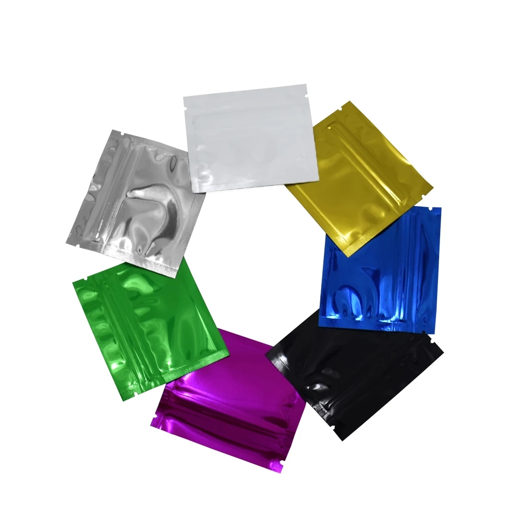 100 Buah Warna-warni Aluminium - Food Storage Ziploc Bags ulasan dan harga