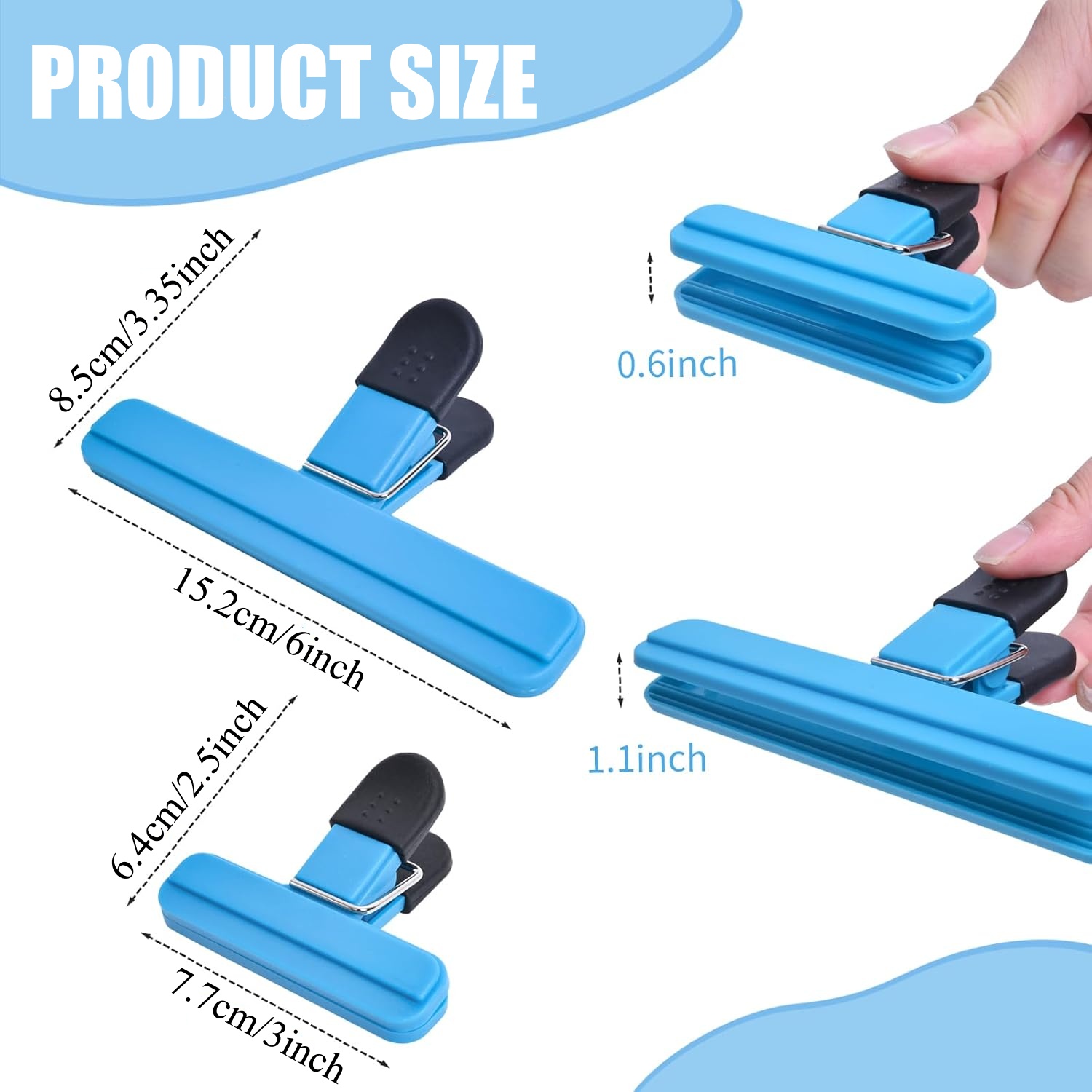 3-12 Buah Klip Penyegel Serbag - Food Storage Utensils ulasan dan harga