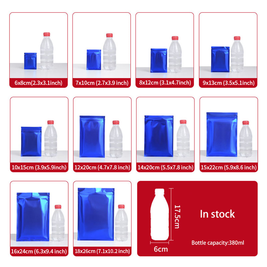 100 Buah Kantong Ritsleting Fo - Food Storage Reusable Bags ulasan dan harga