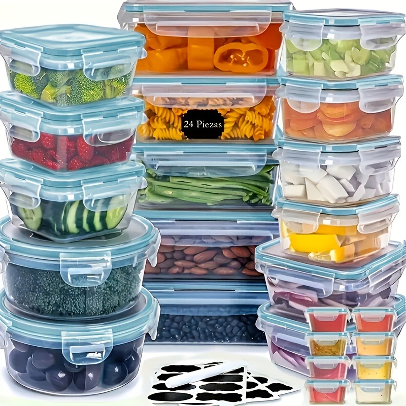48PCS Set Wadah Penyimpanan Ma - Food Storage Utensils ulasan dan harga