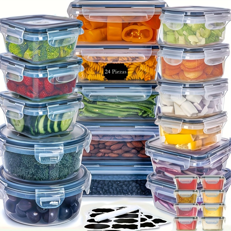 48PCS Set Wadah Penyimpanan Ma - Food Storage Utensils ulasan dan harga