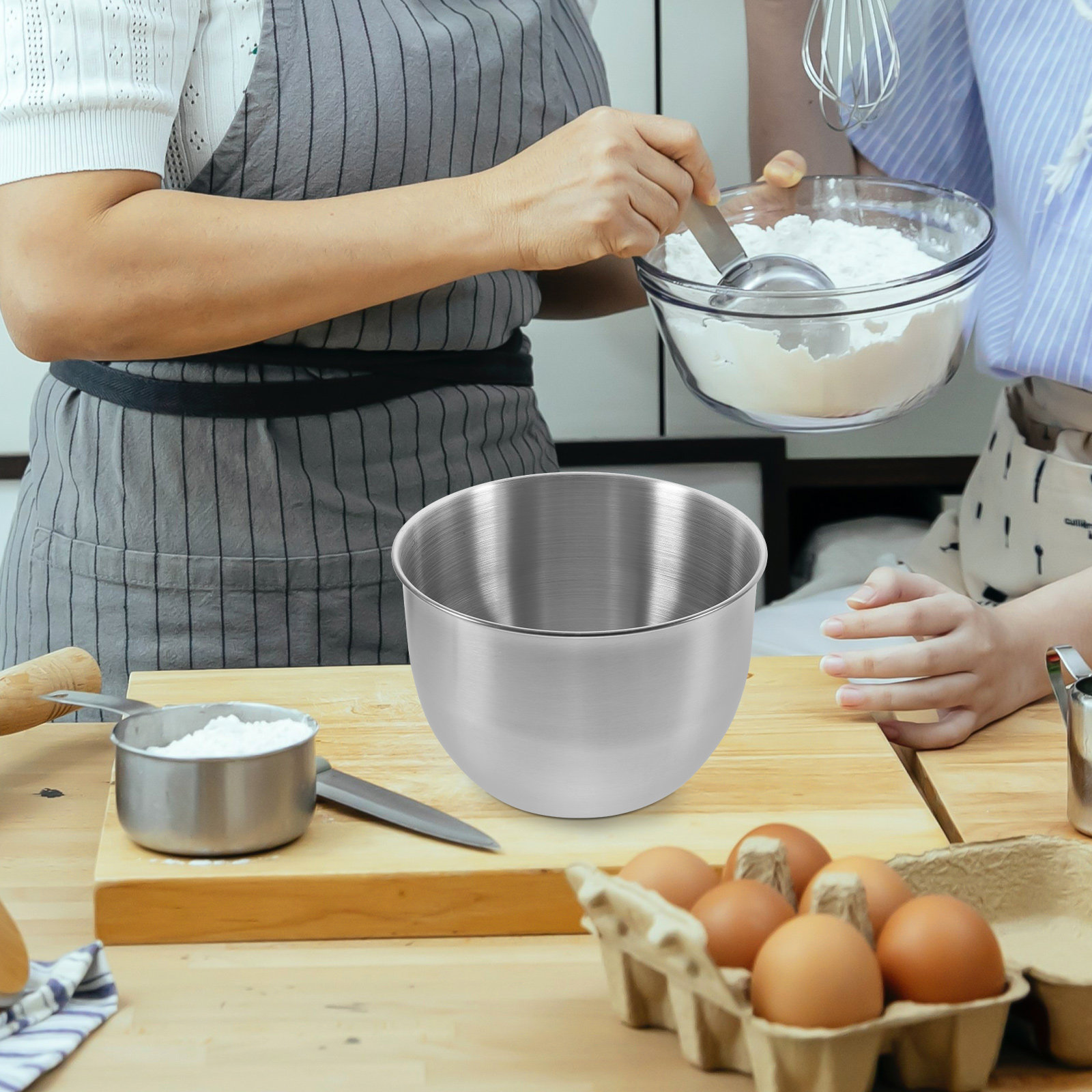 Mangkuk Pencampur Stainless St - Food Storage Bowls ulasan dan harga