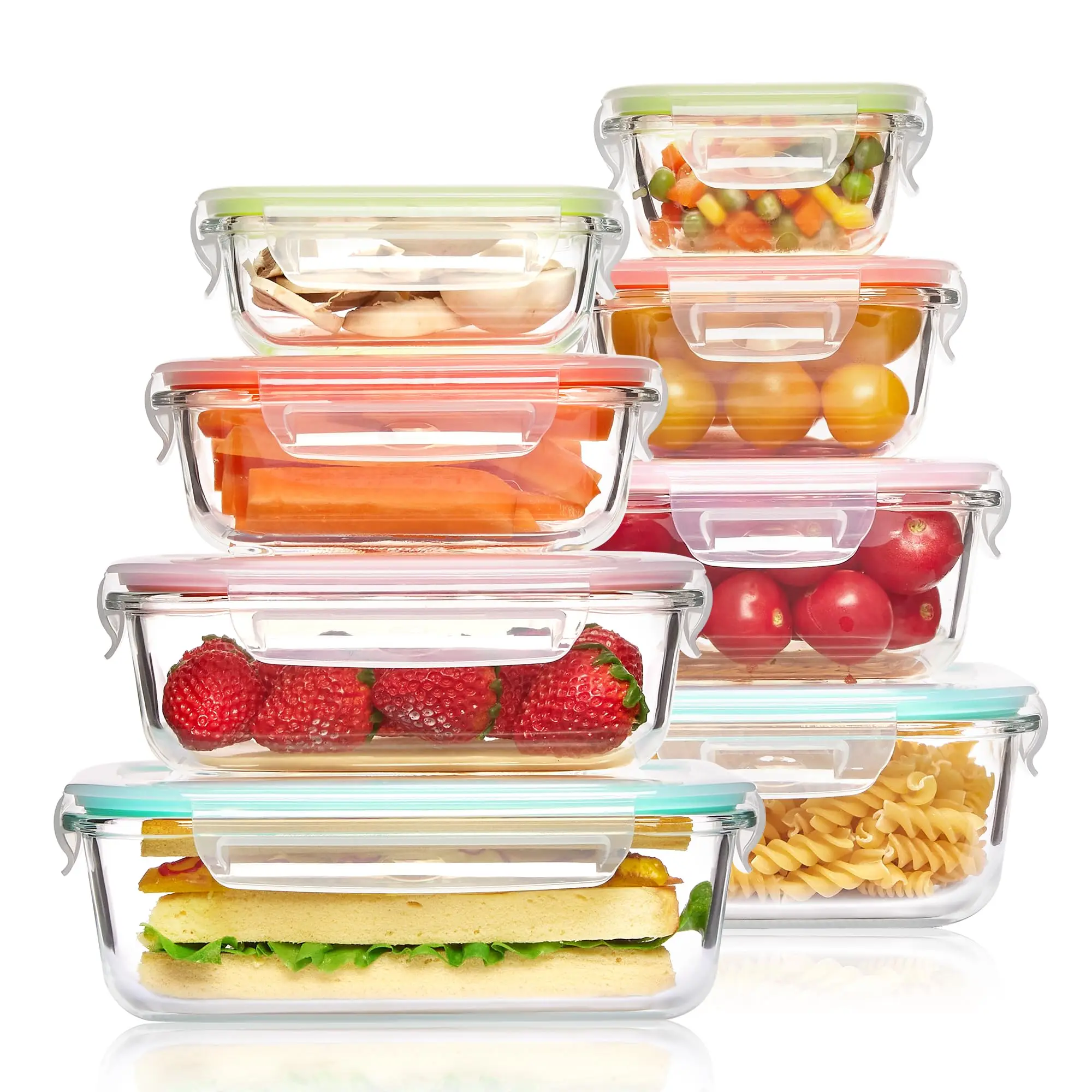 Wadah Penyimpanan Makanan Kota - Food Storage Glass Box ulasan dan harga