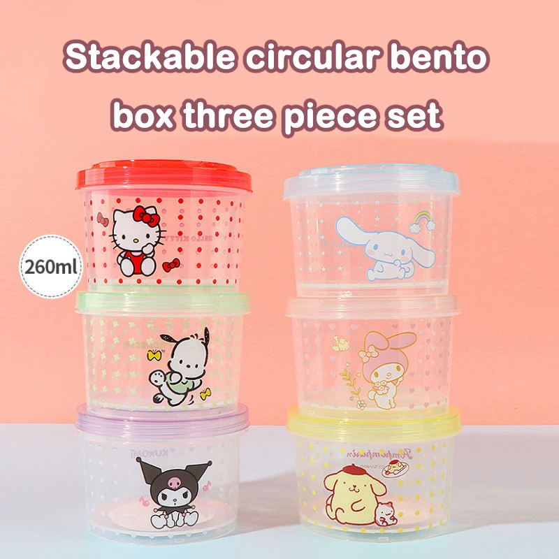 Set Kotak Bento Kitty 3 Buah W - Food Storage Oven Safe ulasan dan harga