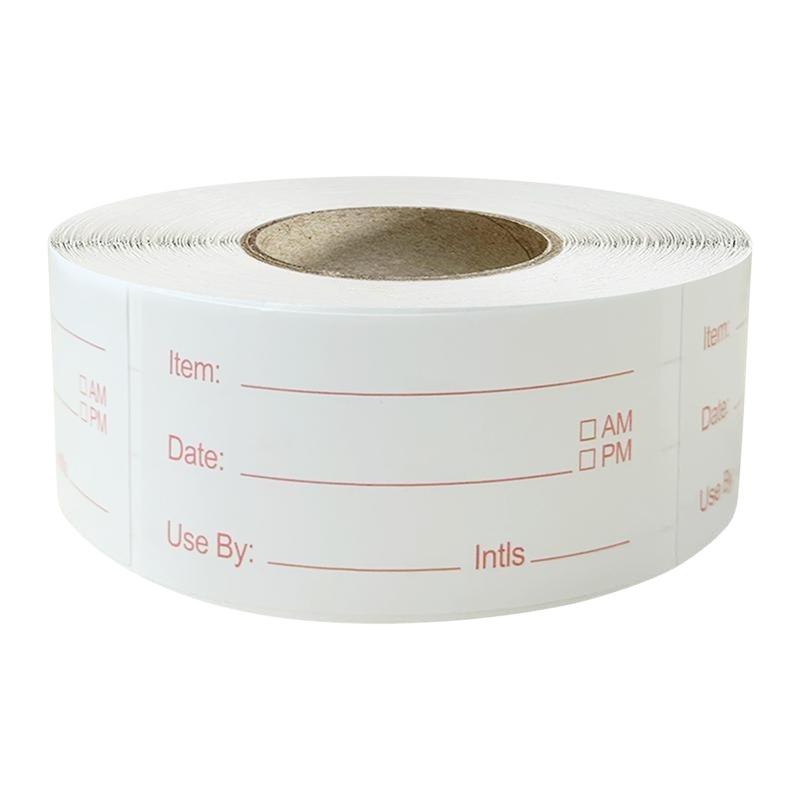 500pcs/roll 5*2.5cm Stiker Dap - Food Storage In Restaurant ulasan dan harga